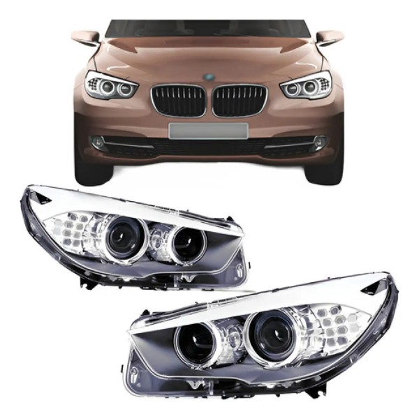 Par Farol Para Bmw Serie 5 11 12 13 14 Eletrico C/ Motor Led