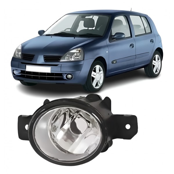 Farol Milha Compatível Clio 2003 04 05 06 07 08 09 10 2011