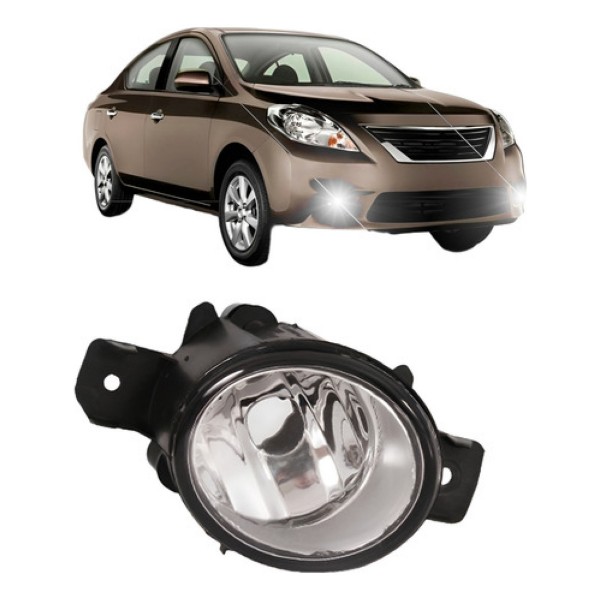 Farol Milha Compatível Versa 2011 12 13 14 15 16 17 18 2019