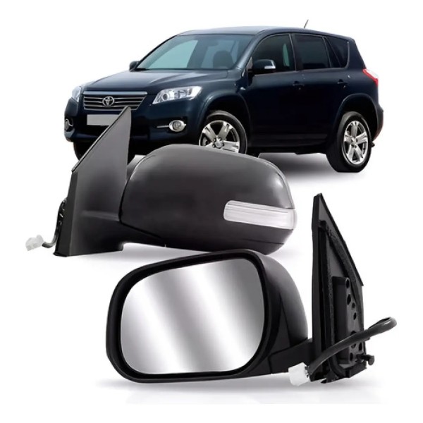 Retrovisor Rav4 2009 2010 2012 Com Pisca Retrátil