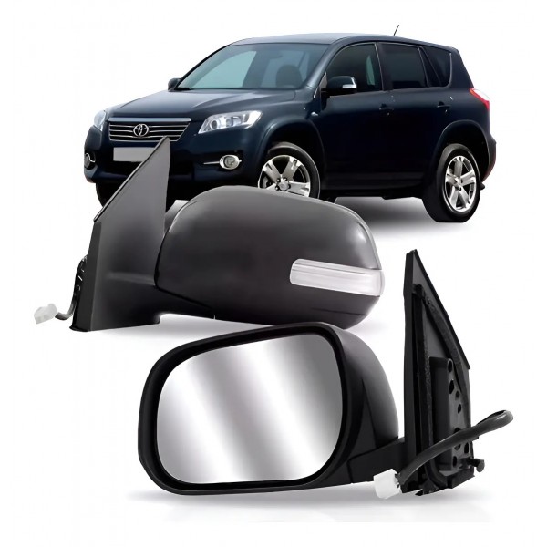 Retrovisor Rav4 2009 2010 2012 Com Pisca Retrátil