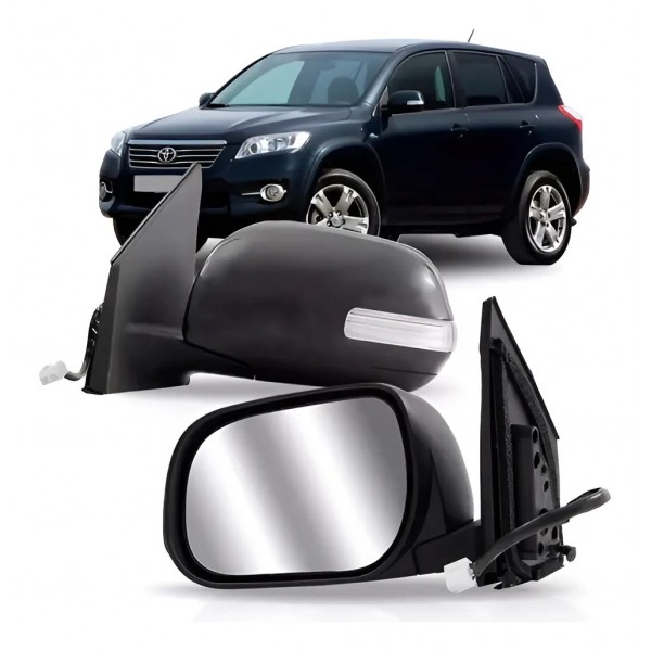 Retrovisor Rav4 2009 2010 2012 Com Pisca Retrátil