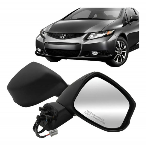 Retrovisor Civic 2012 2013 2014 2015 2016 Elétrico Sem Pisc