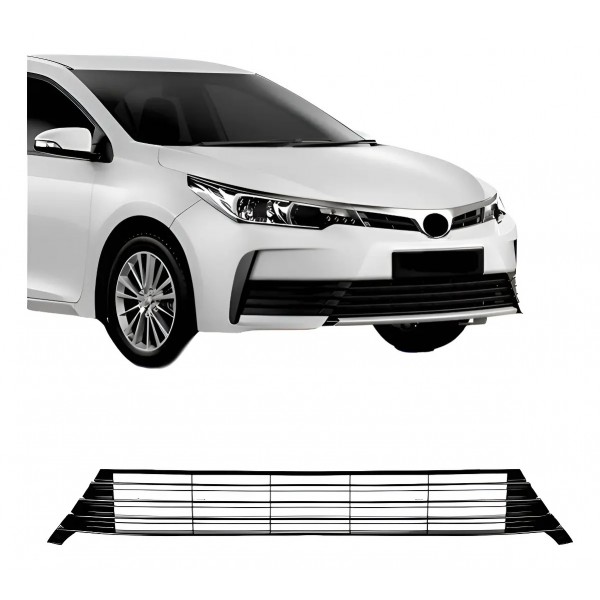 Grade Central Corolla 2018 2019 Preta Brilhante Preto Brilhante