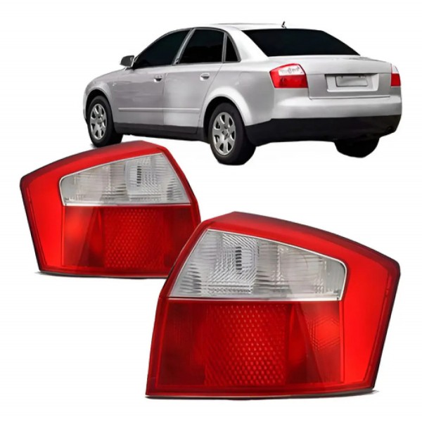 Par Lanterna Traseira Audi A4 2001 2002 2003 2004 Sedan