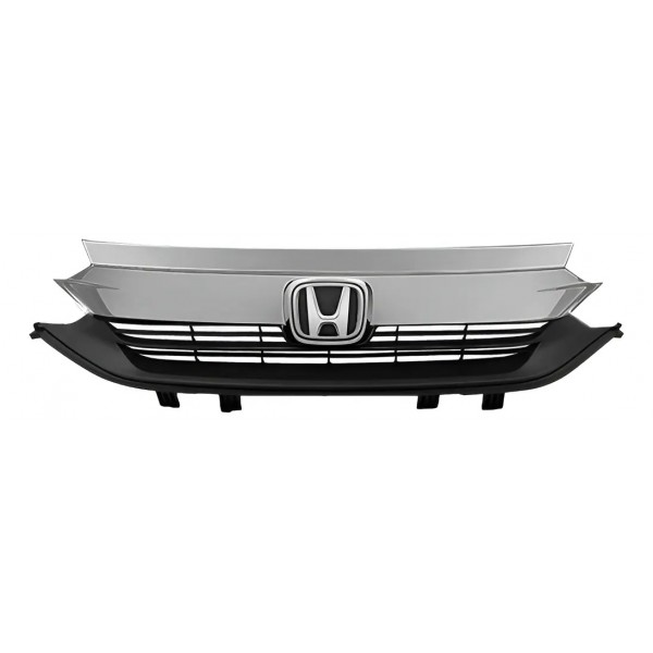 Grade Do Radiador Honda City 2022 2023 2024 C/ Friso Cromado Brilhante