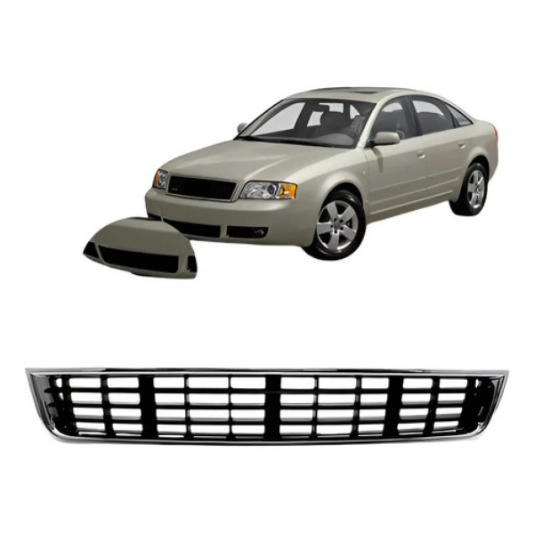 Grade Inferior Parachoque Audi A4 Ano 2002 2003 2004