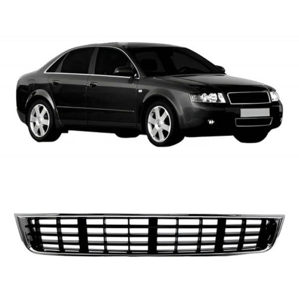Grade Inferior Parachoque Audi A4 Ano 2002 2003 2004.