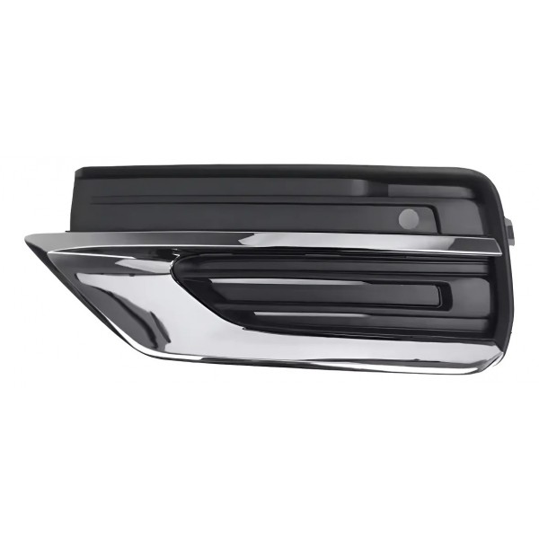 Moldura Grade Direito Parachoque Volvo Xc90 2020 2021 2022 Preto