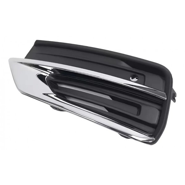 Moldura Grade Esquerdo Parachoque Volvo Xc90 2020 2021 2022 Preto Esquerdo