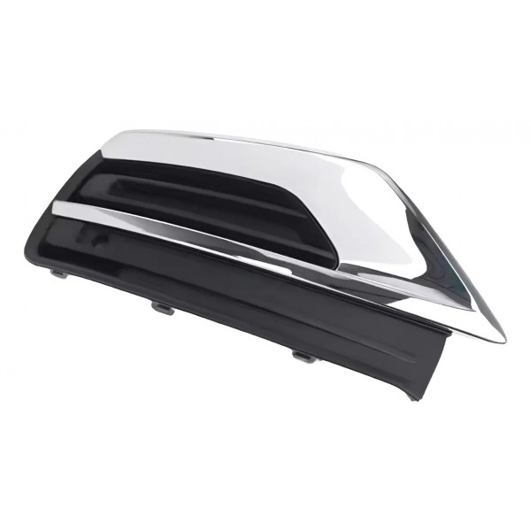 Moldura Grade Esquerdo Parachoque Volvo Xc90 2020 2021 2022 Preto Esquerdo
