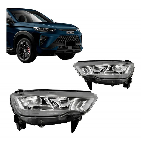Farol Led Dianteiro Gwm Haval H6 2022 2023 2024 2025