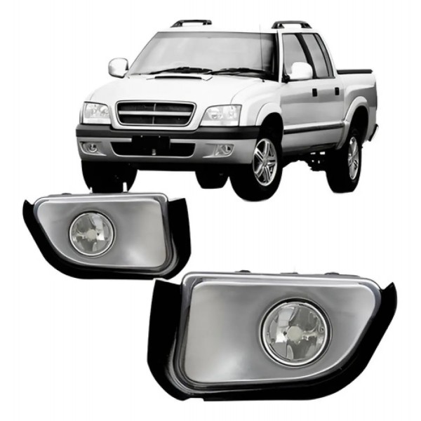 Par Farol Milha Auxiliar S10 Pit-bull 2001 A 2011