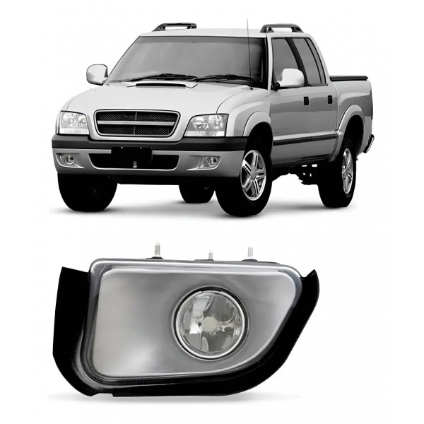 Farol Milha Auxiliar S10 Pit-bull 2001 02 03 04 05 06 A 2011