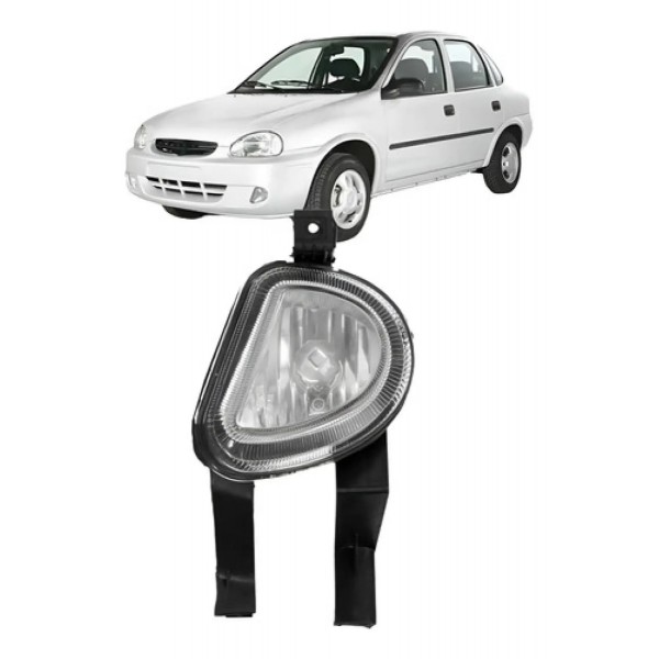 Farol Milha Auxiliar Corsa 2000/2002 Classic 03/09 Meia Lua