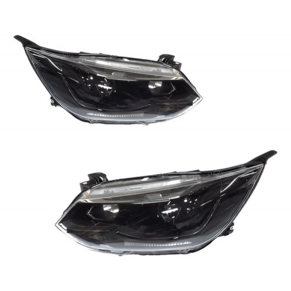 Par Farol Manual Onix 2020 A 2022 Mascara Negra C/ Projetor