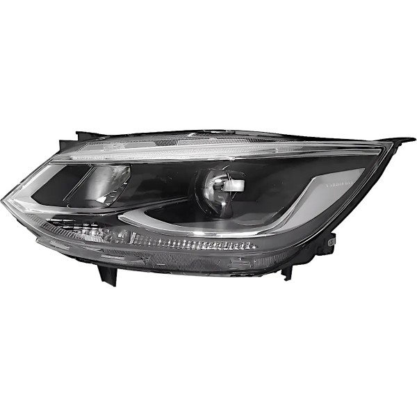 Farol Onix 20 A 24 Cromado Elétrico C/ Projetor Tyc Esquerd Esquerdo
