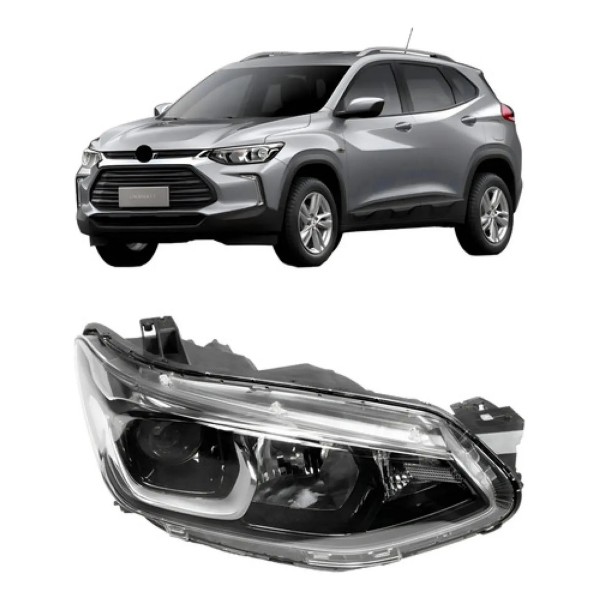 Farol Elétrico C/ Motor Tracker 2020 A 2022