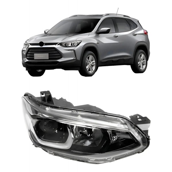 Farol Elétrico C/ Motor Tracker 2020 A 2022