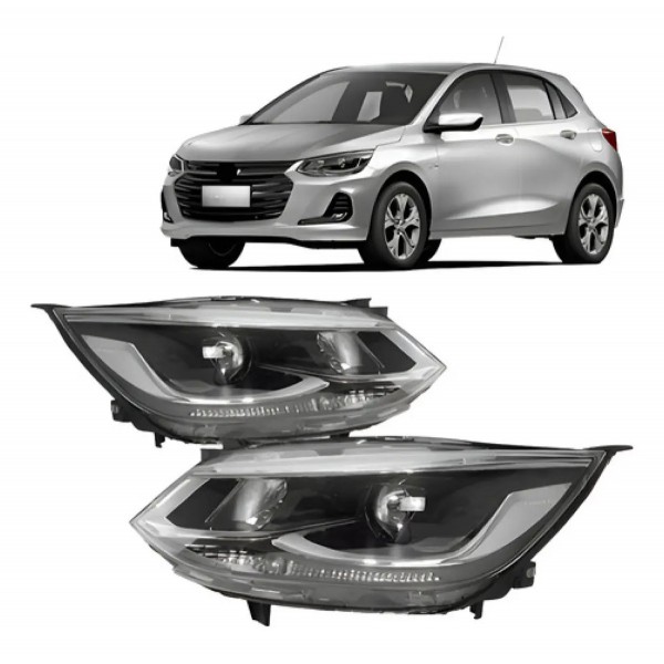 Par Farol  Onix Ltz 2020 2021 2022 C/ Projetor S/ Led