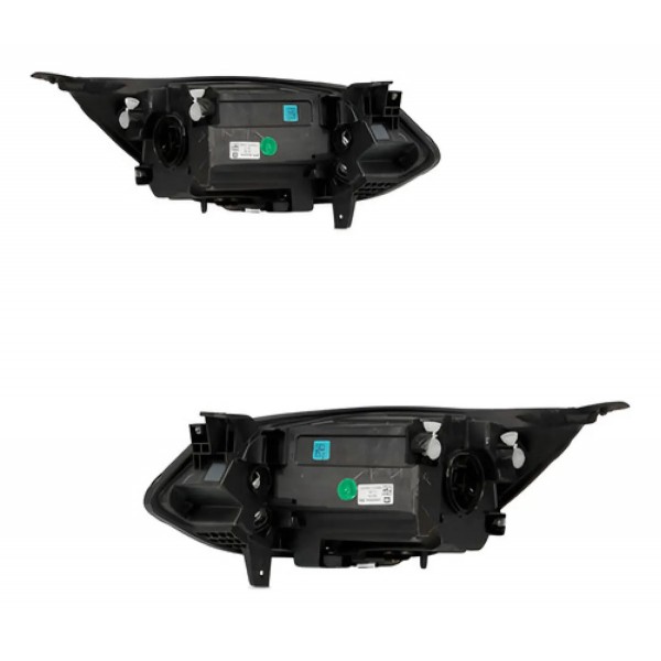 Par Farol Onix Lt / At 2020 2021 2022 Cromado S/ Led Manual