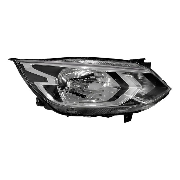 Farol Onix Lt 2020 2021 2022 Dianteiro Cromado S/ Led Manual