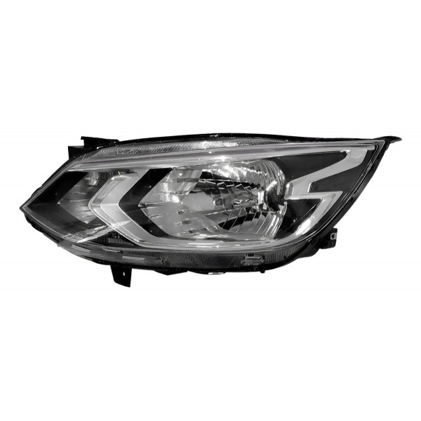 Farol Onix Lt / At 2020 2021 2022 Dianteiro Cromado S/ Led