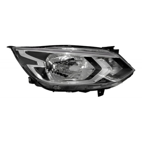 Farol Onix Lt / At 2020 2021 2022 Dianteiro Cromado S/ Led