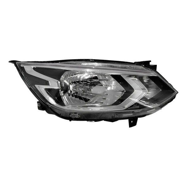 Farol Onix Lt / At 2020 2021 2022 Dianteiro Cromado S/ Led
