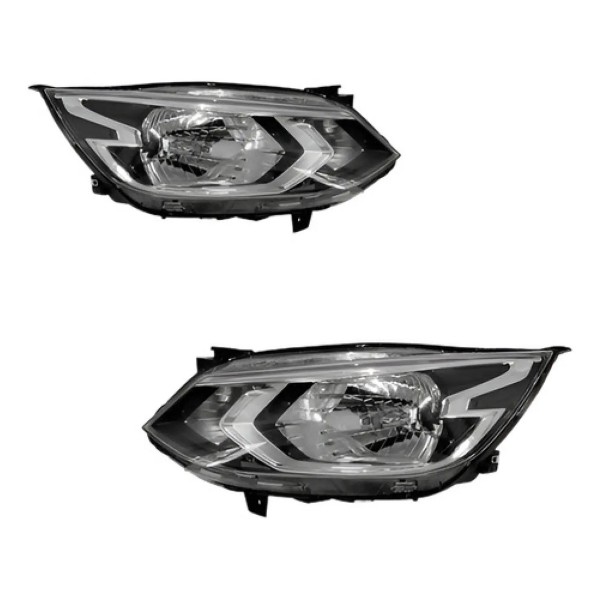 Par Farol Onix At 2020 2021 2022 Cromado Sem Led Manual