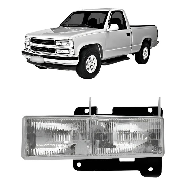Farol Silverado 98 99 2000 2001 2002 2003 2004 2005 2006 Gm
