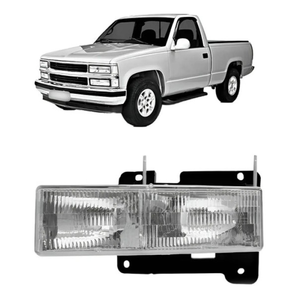 Farol Silverado 98 99 2000 2001 2002 2003 2004 2005 2006 Gm