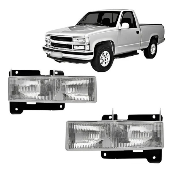 Par Farol Silverado 1993 A 2004