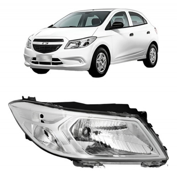 Farol Cromado Onix 2013 A 2017