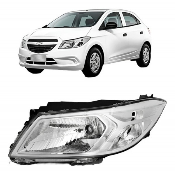 Farol Cromado Onix 2013 A 2017
