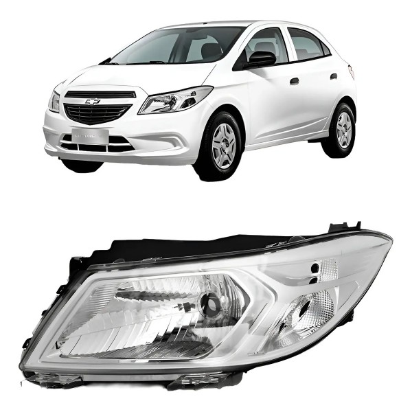 Farol Cromado Onix 2013 A 2017