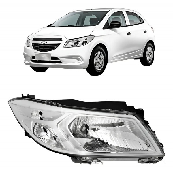Farol Cromado Onix 2013 A 2017