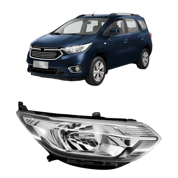 Farol Spin 2019 2020 2021 Cromado Com Led