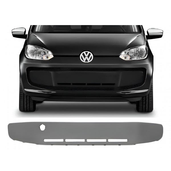 Moldura Parachoque Compatível Up 2014 A 2016 S/ Furo Cinza Cinza