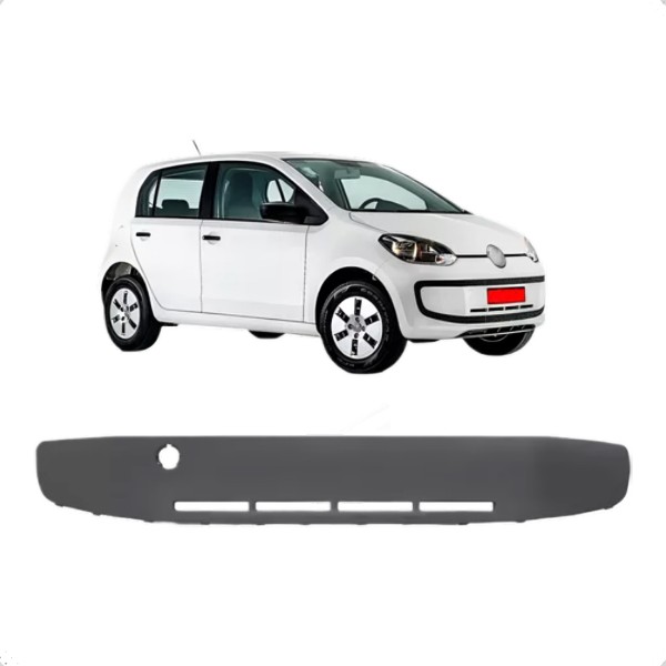 Moldura Parachoque Compatível Up 2014 A 2016 S/ Furo Cinza Cinza