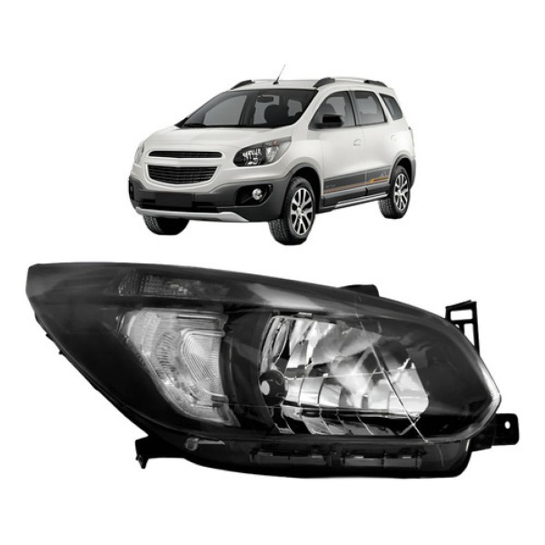 Farol Spin 2012 2013 2014 2015 2016 Manual Mascara Negra