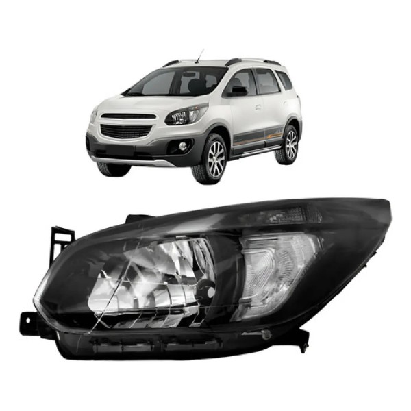 Farol Spin 2012 2013 2014 2015 2016 Manual Mascara Negra