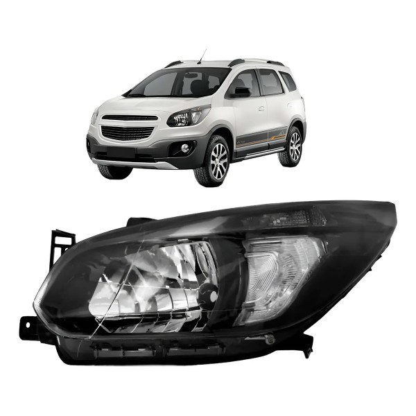 Farol Spin 2012 2013 2014 2015 2016 Manual Mascara Negra