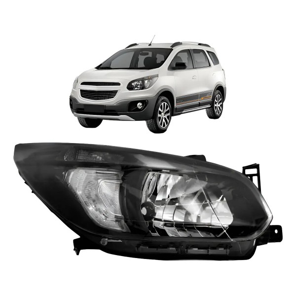 Farol Spin 2012 2013 2014 2015 2016 Manual Mascara Negra