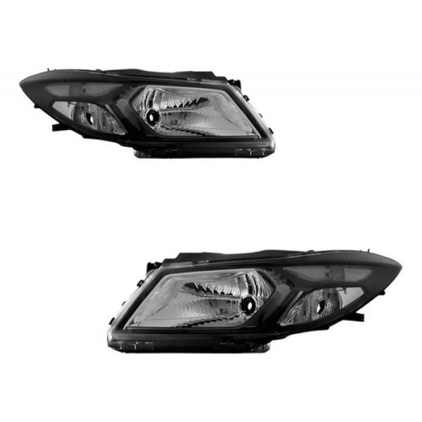 Par Farol Onix / Prisma 2013 A 2016 Manual Mascara Negra