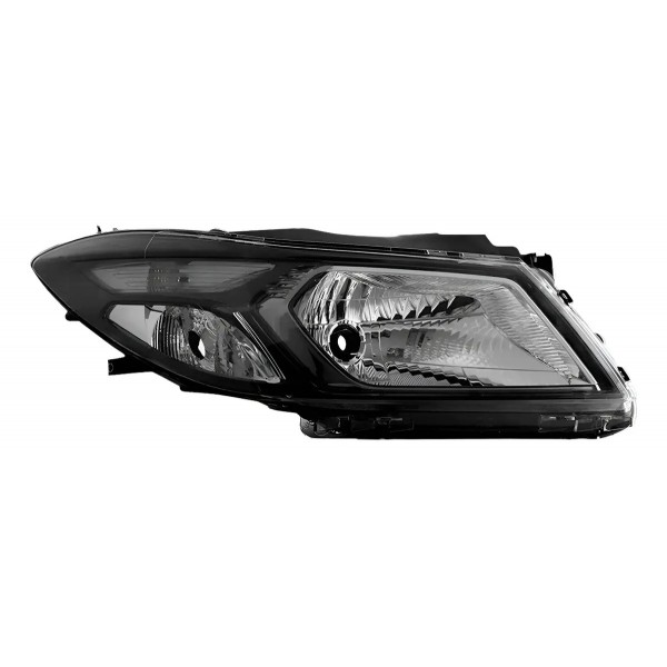 Farol Onix / Prisma 2013 A 2016 Manual Mascara Negra Cromado