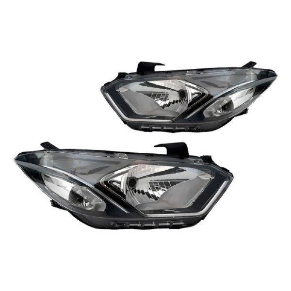 Par Farol Prisma 2017 A 2020 Manual Sem Led Friso Cromado