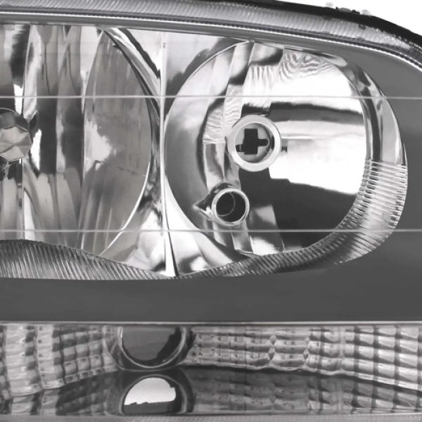 Farol S10 Blazer 01 2002 2003 2004 A 2011 Máscara Cinza