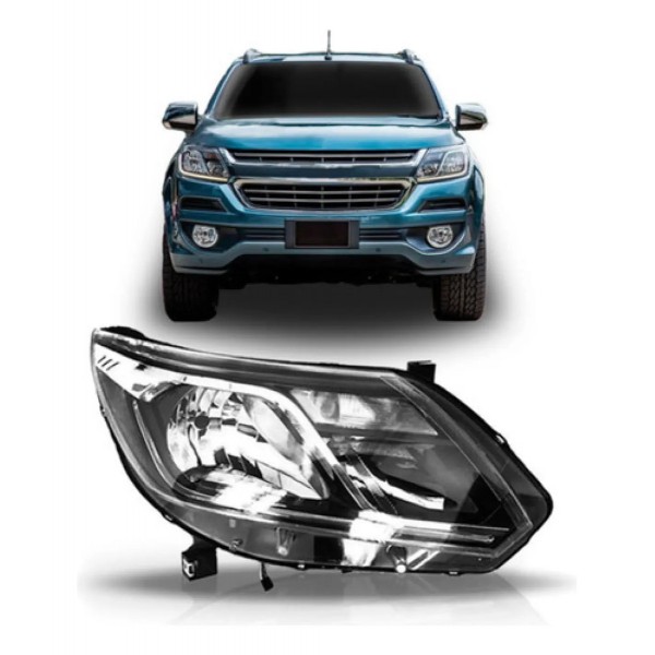 Farolete S10 Trailblazer 17 18 2019 Eletrico C/ Motor C/ Led
