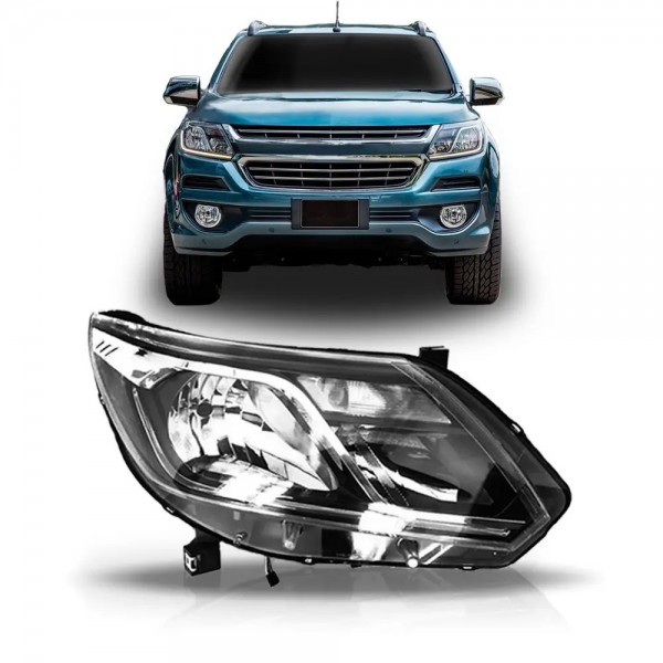 Farolete S10 Trailblazer 17 18 2019 Eletrico C/ Motor C/ Led